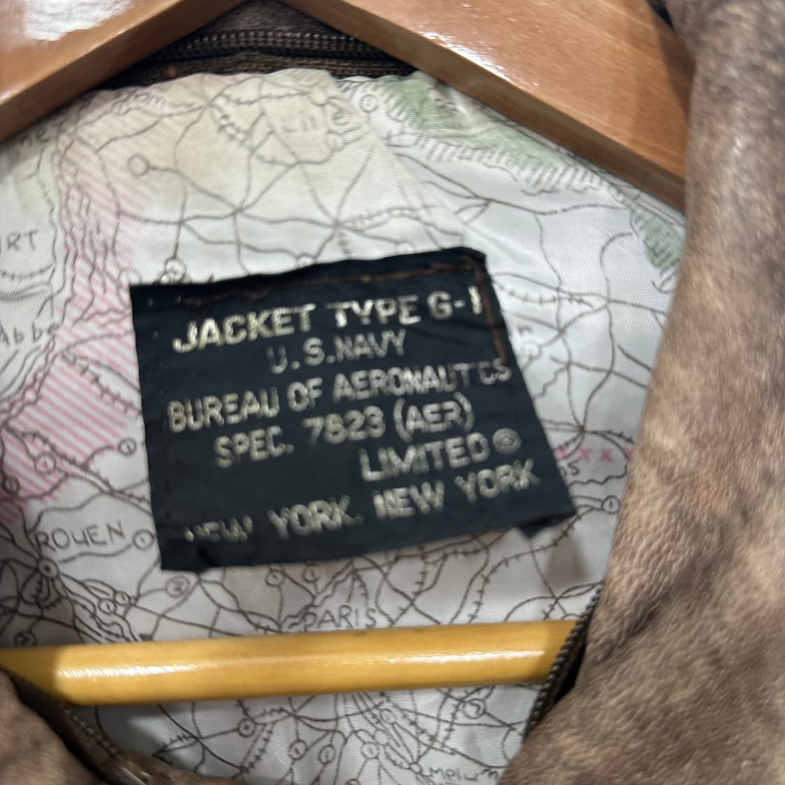 아비렉스 U.S NAVY G-1 레더자켓 상품이미지3