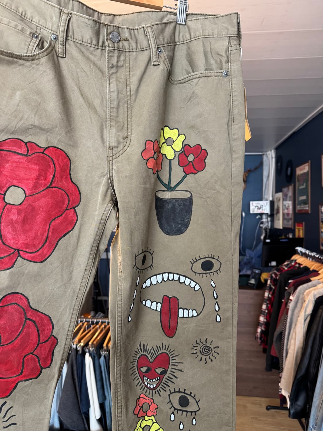 리바이스 화이트탭 514 38x32(핸드메이드) 상품이미지5