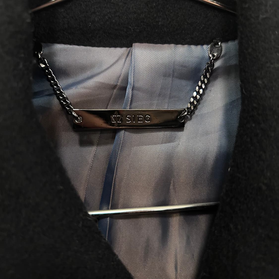 지이크 케시미어블랜드 히든버튼 싱글 맥코트 상품이미지3