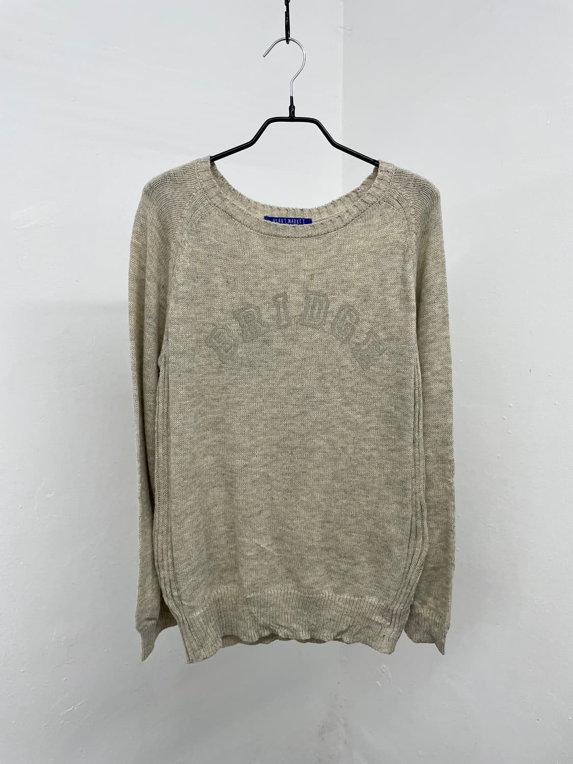 모리 루즈 레터링 니트 상품이미지4