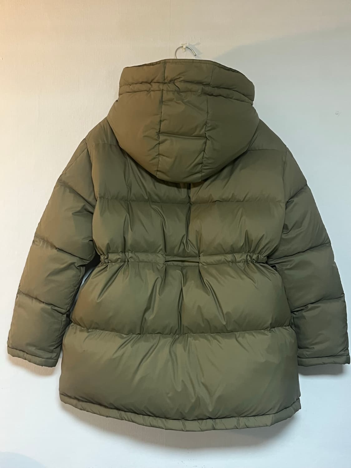 (1회시착) FINGER 구스 다운 패딩 카키 상품이미지2