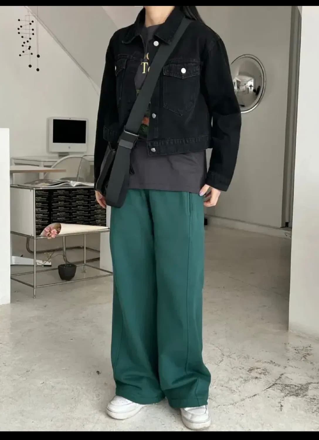 지그재그 데님 자켓 상품이미지1