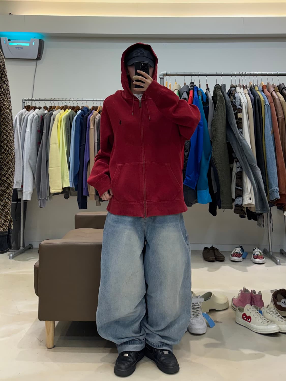 폴로 랄프로렌 니트 후드집업 상품이미지6