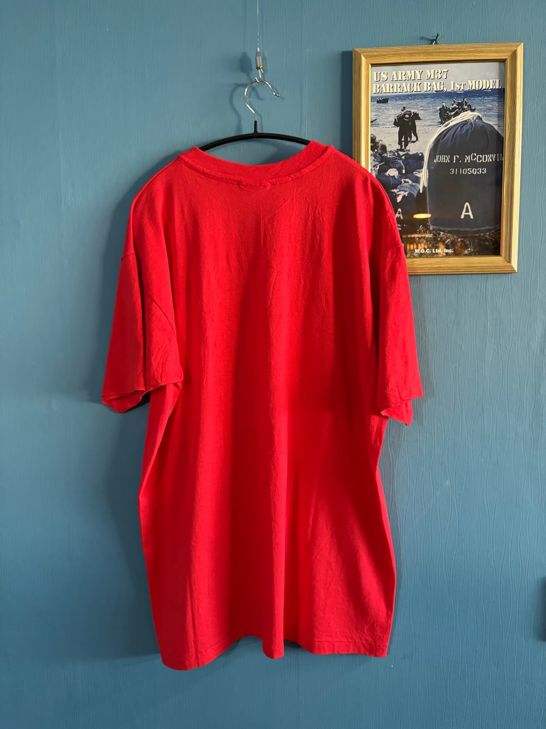 80-90‘s USA Hanes Single stich T-shirt. 상품이미지7