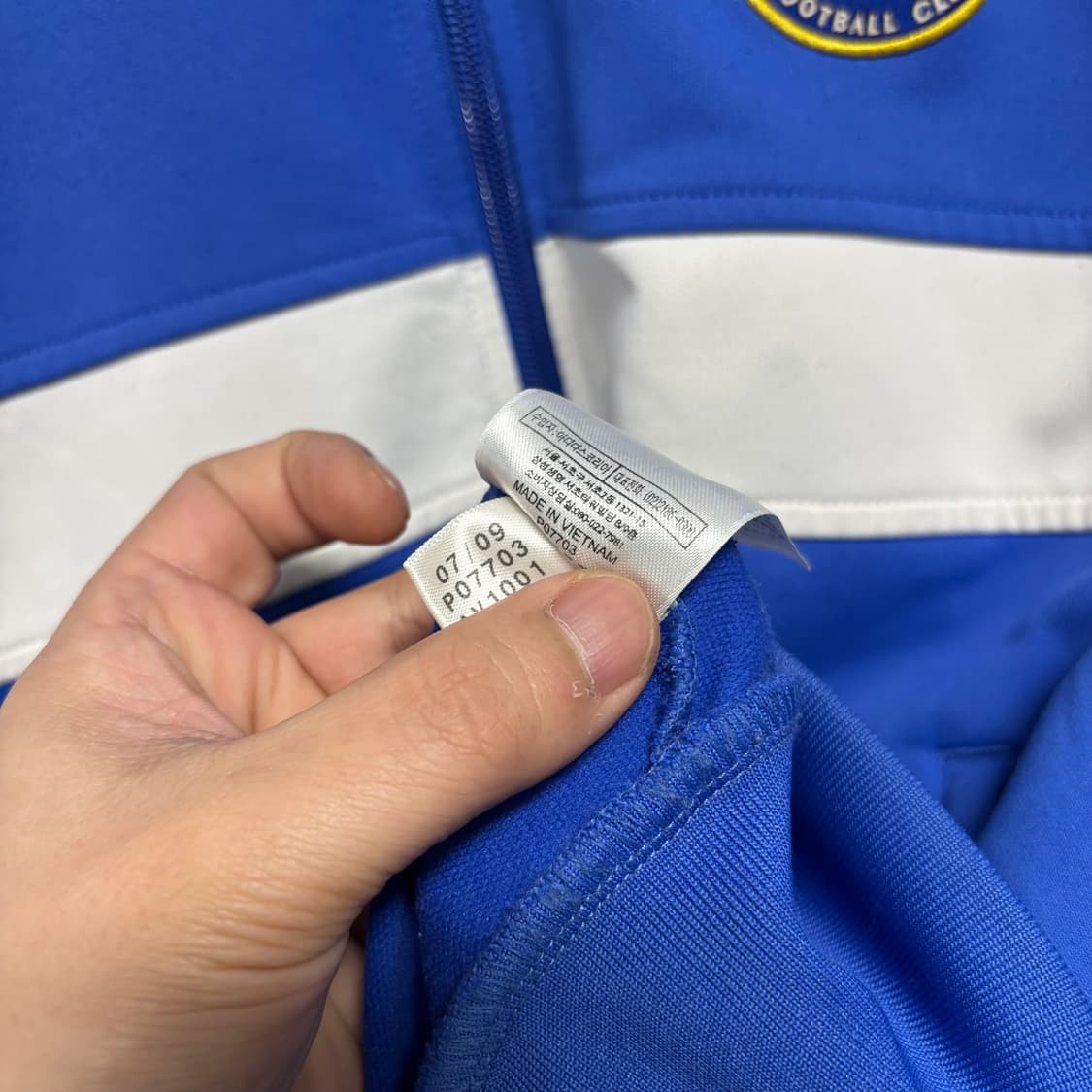 아디다스 첼시 파랑 트랙탑 상품이미지7