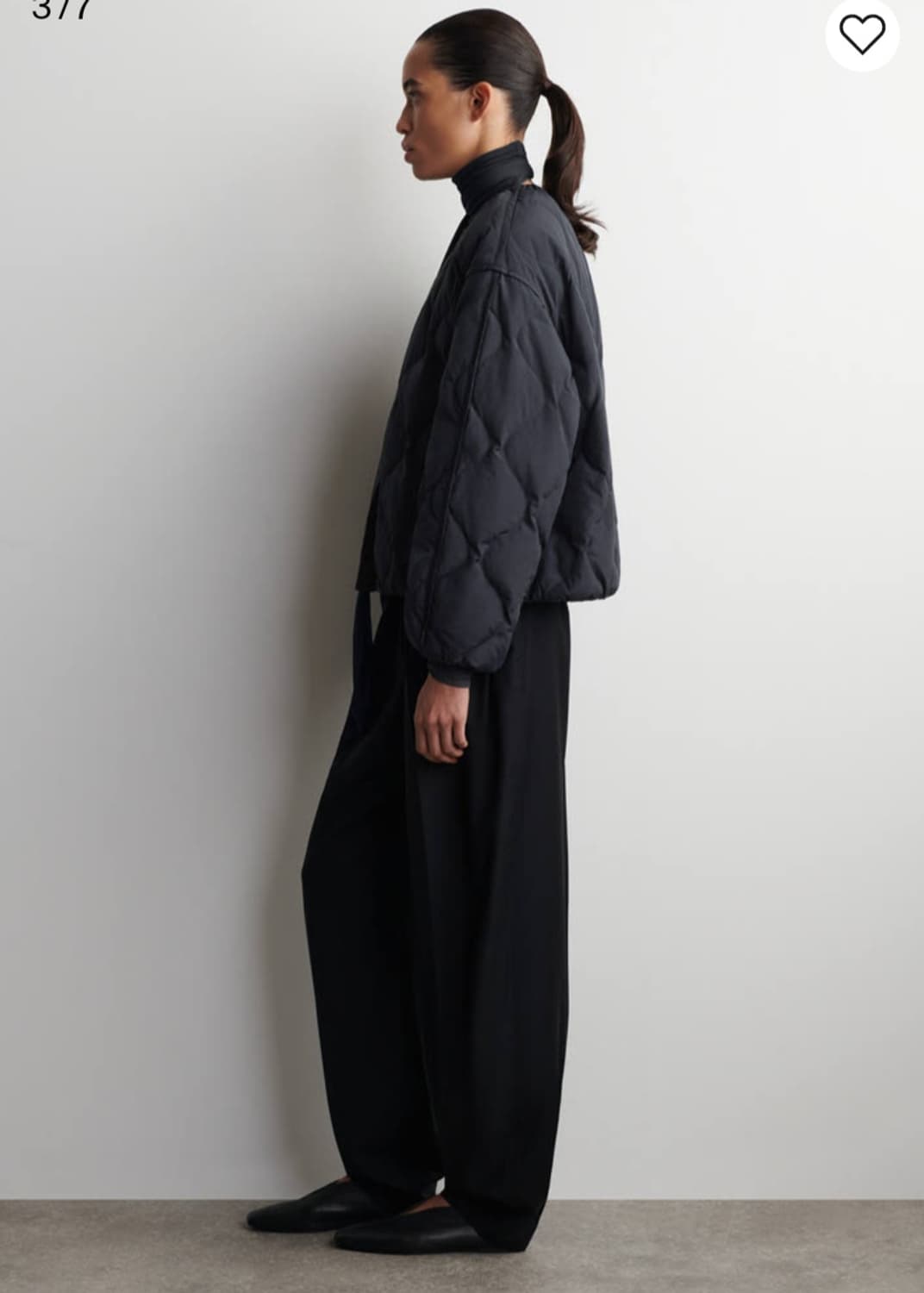 COS 개더드 퀼티드 다운 자켓 퀼팅자켓 상품이미지3