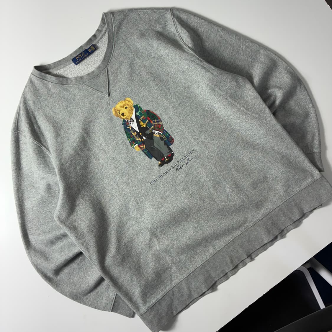 Polo  폴로 랄프로렌 코튼 베어 그레이 맨투맨  상품이미지2