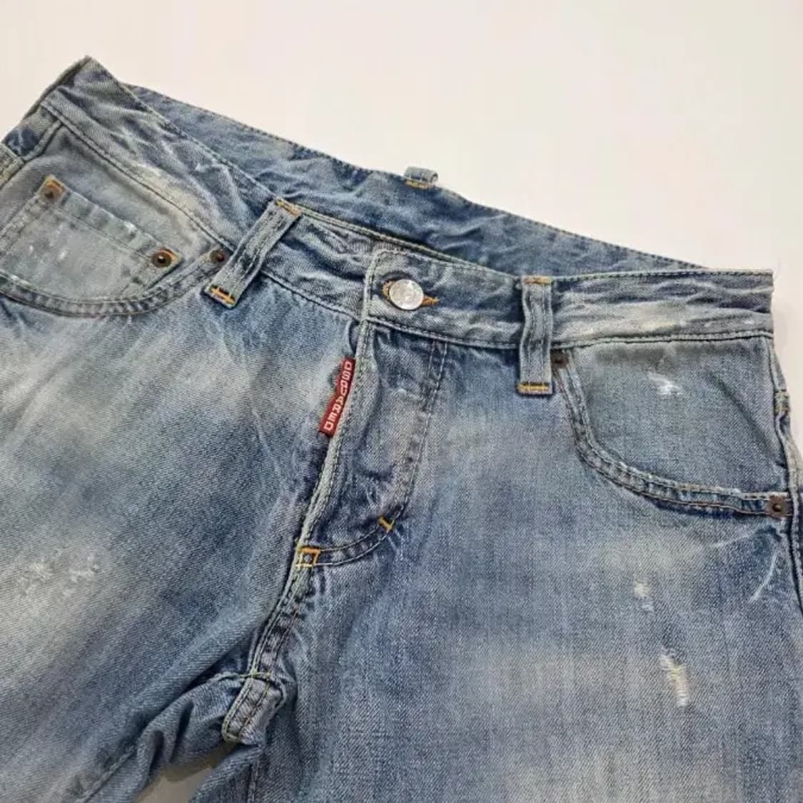 디스퀘어드2 자수 데미지 스트레이트 진 (신세계 정판 / 46) 상품이미지3