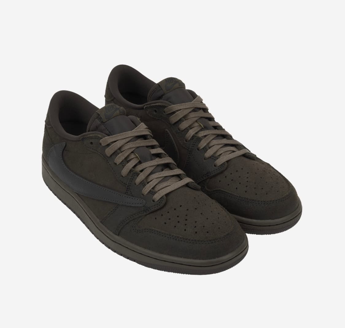 조던 1 x 트래비스 스캇 레트로 로우 OG SP 벨벳 브라운 앤 다크  상품이미지2