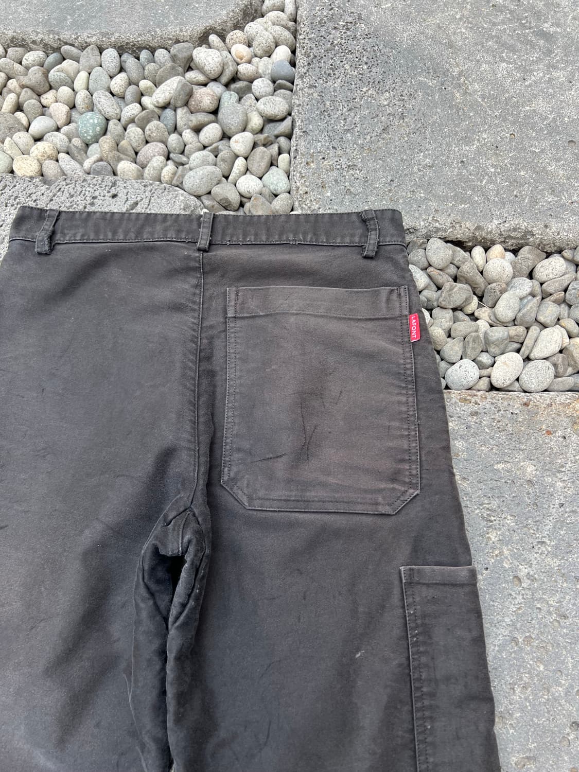 OLD EURO LAFONT BLACK MOLESKIN 블랙몰스킨팬츠 상품이미지10