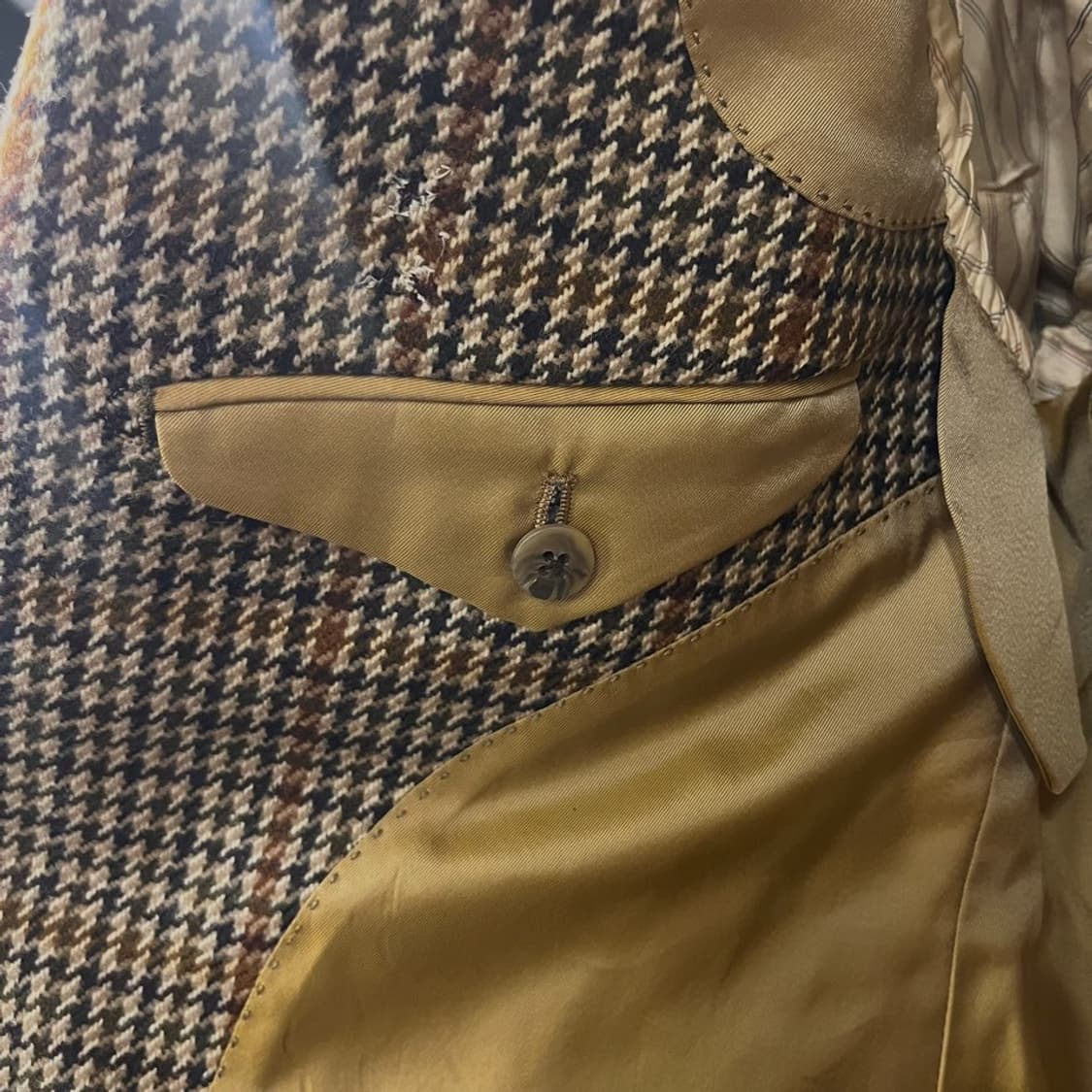 90s 버버리 건클립 체크 패턴 테일러드 블레이져 명품 정장 N000 상품이미지7