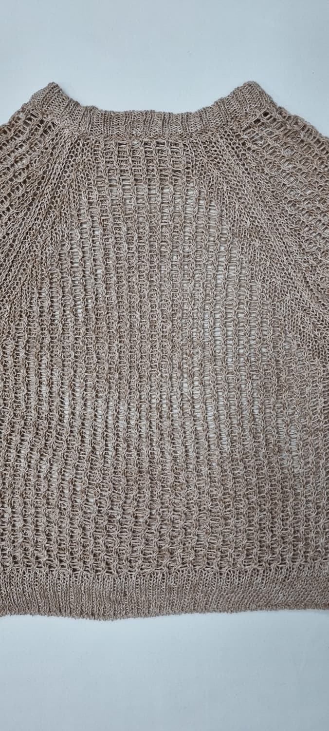 오브네어 OVNEIR 루즈핏 린넨 니트 Free _ 여성 상품이미지6