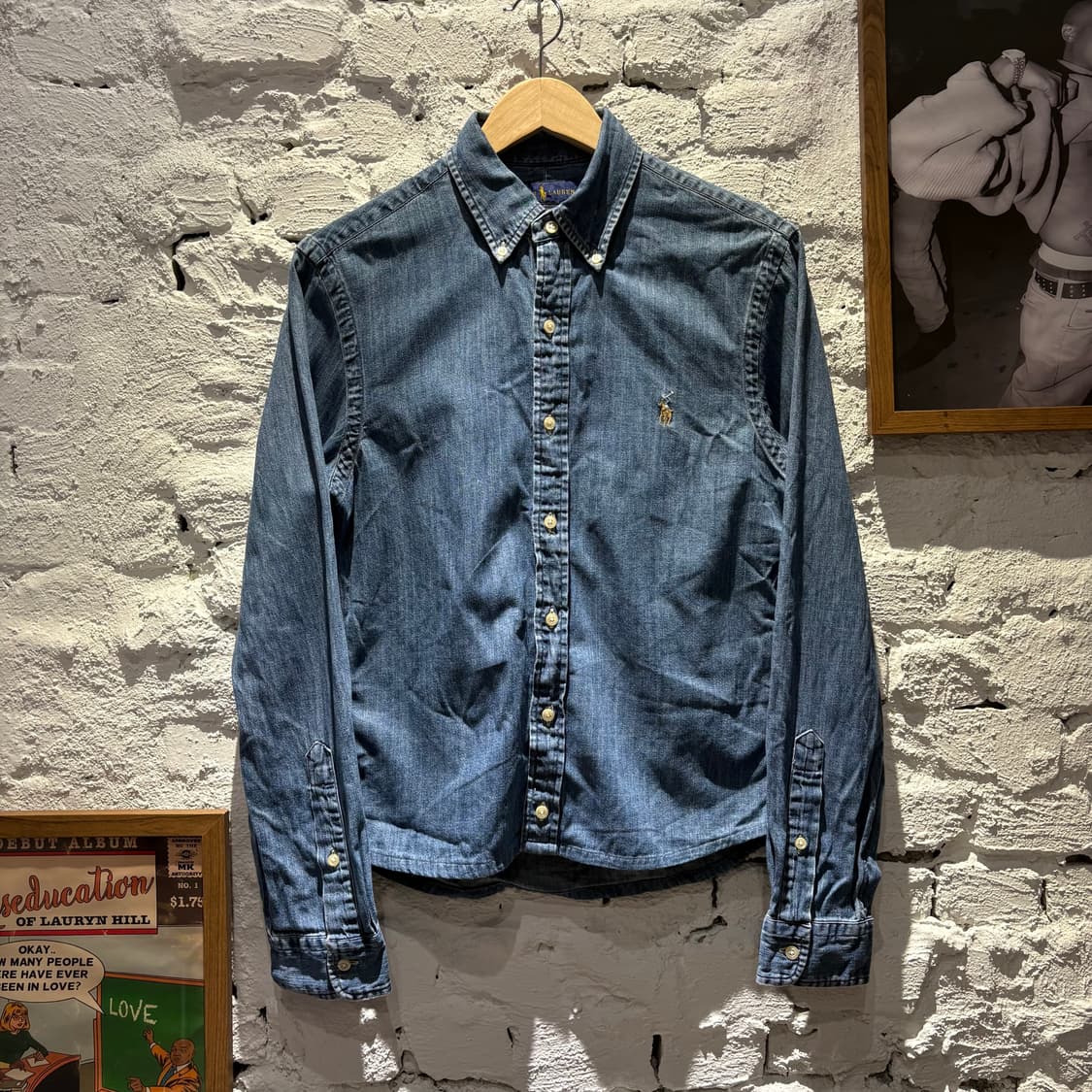 폴로 빈티지 데님 카라셔츠 상품이미지7