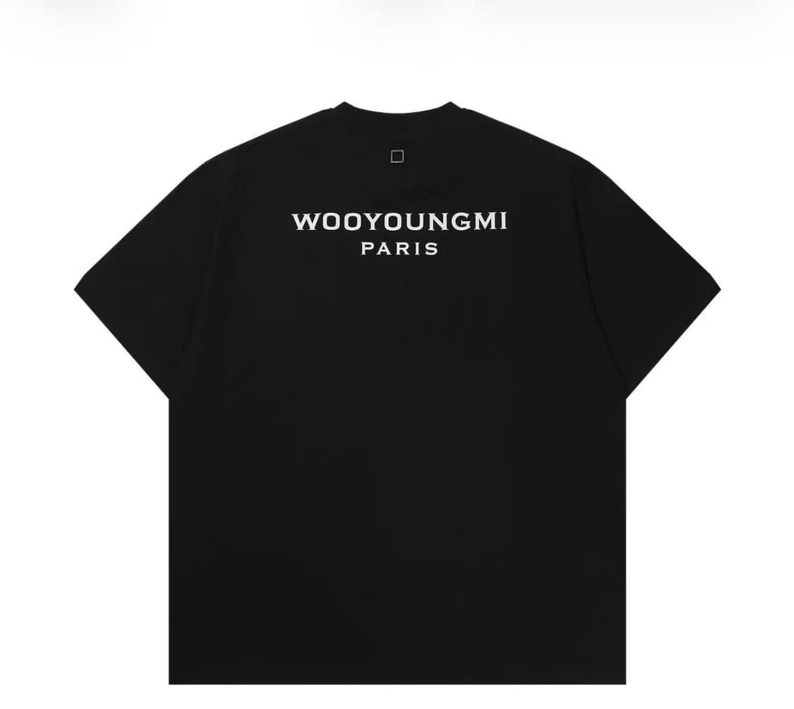 우영 공용 반팔티 블랙 상품이미지1