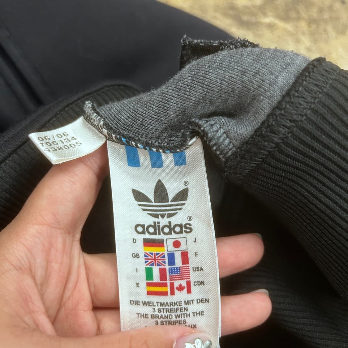 아디다스 검흰 후플 플락 져지 넉사 후드집업 105 상품이미지6