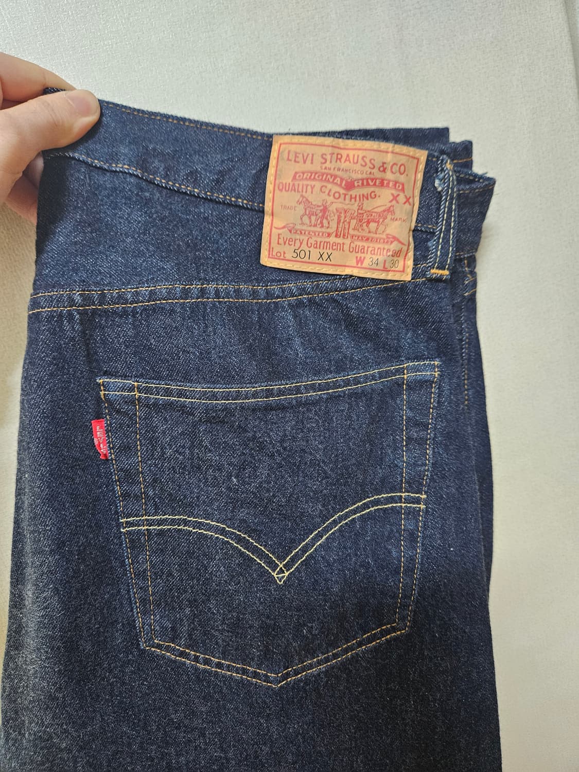 lvc 55501 rinsed 34x30 리바이스 상품이미지4