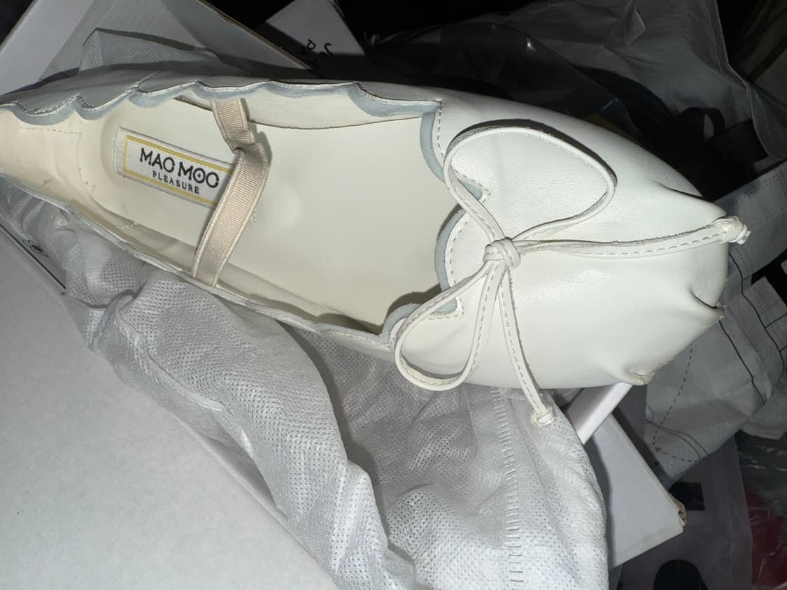 마크모크 화이트 단화 상품이미지4