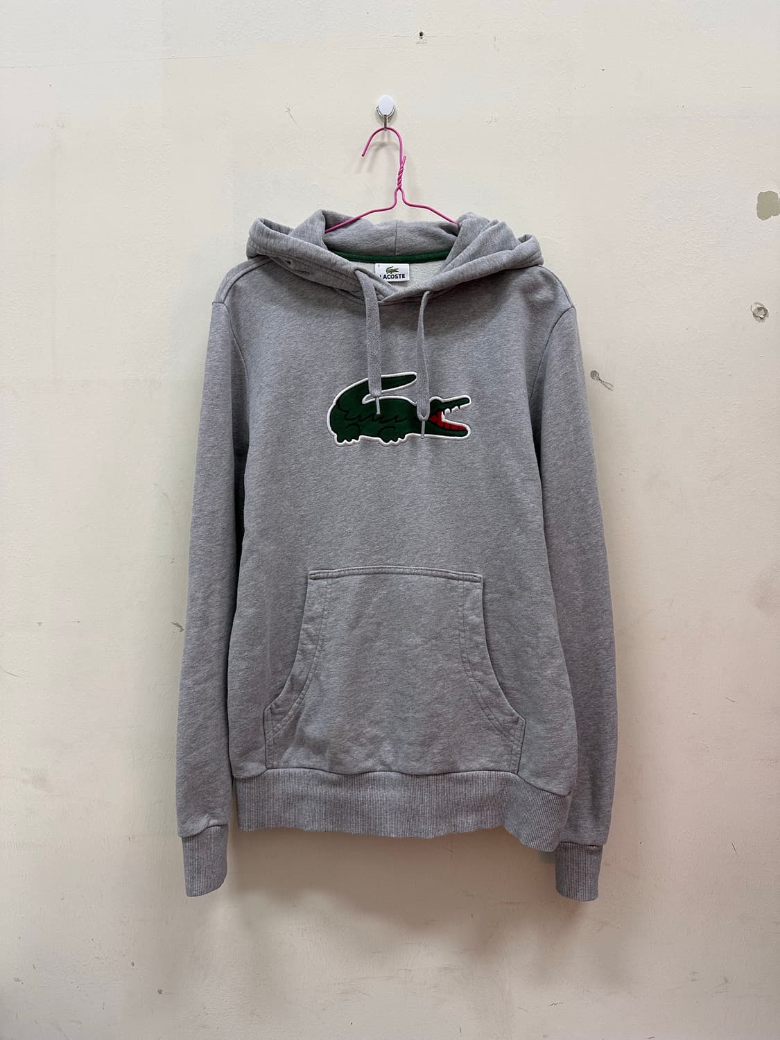 라코스테 그레이 후드티 상품이미지3