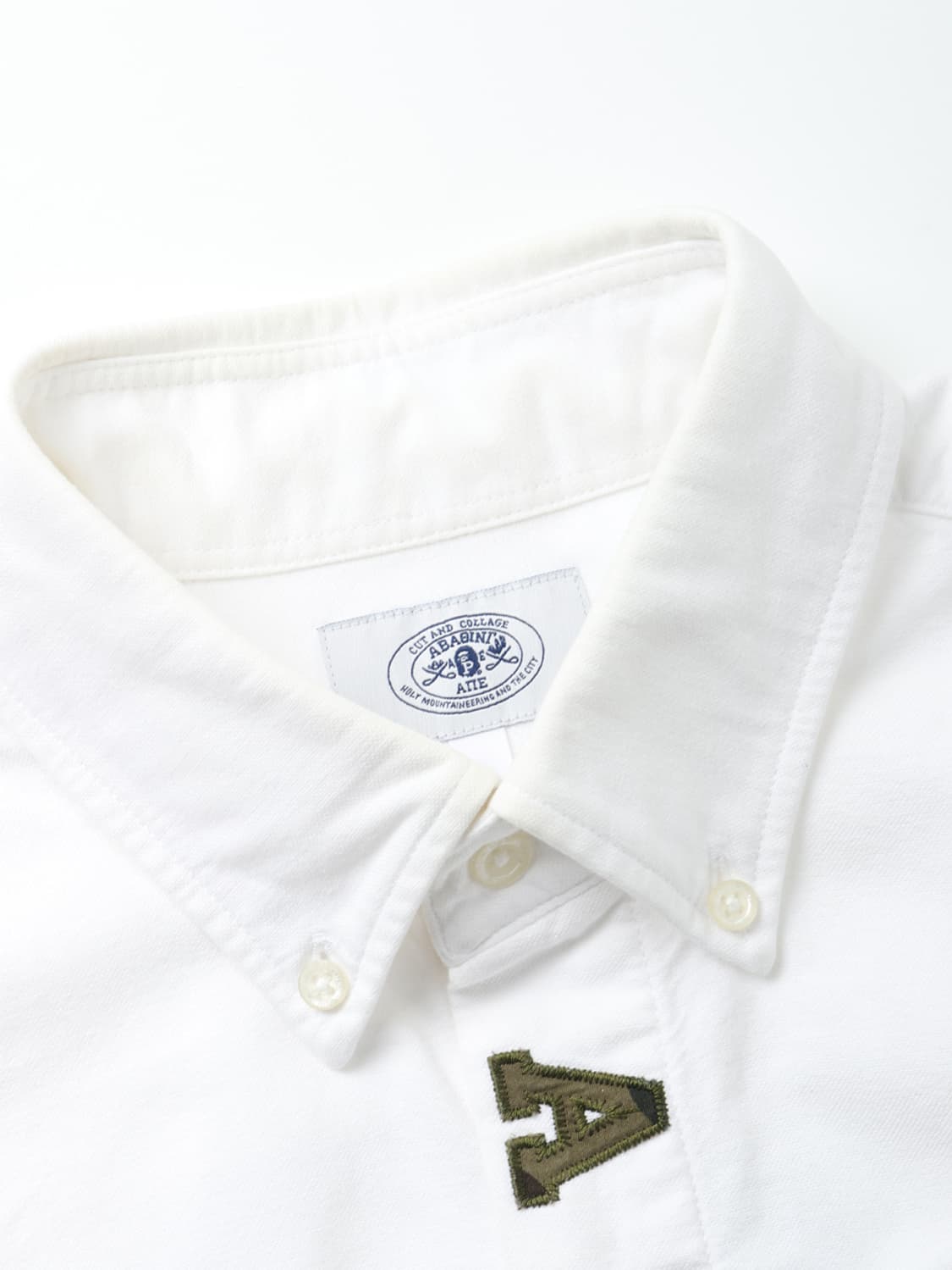 A BATHING APE Placket Patch Oxford Shirt 상품이미지4