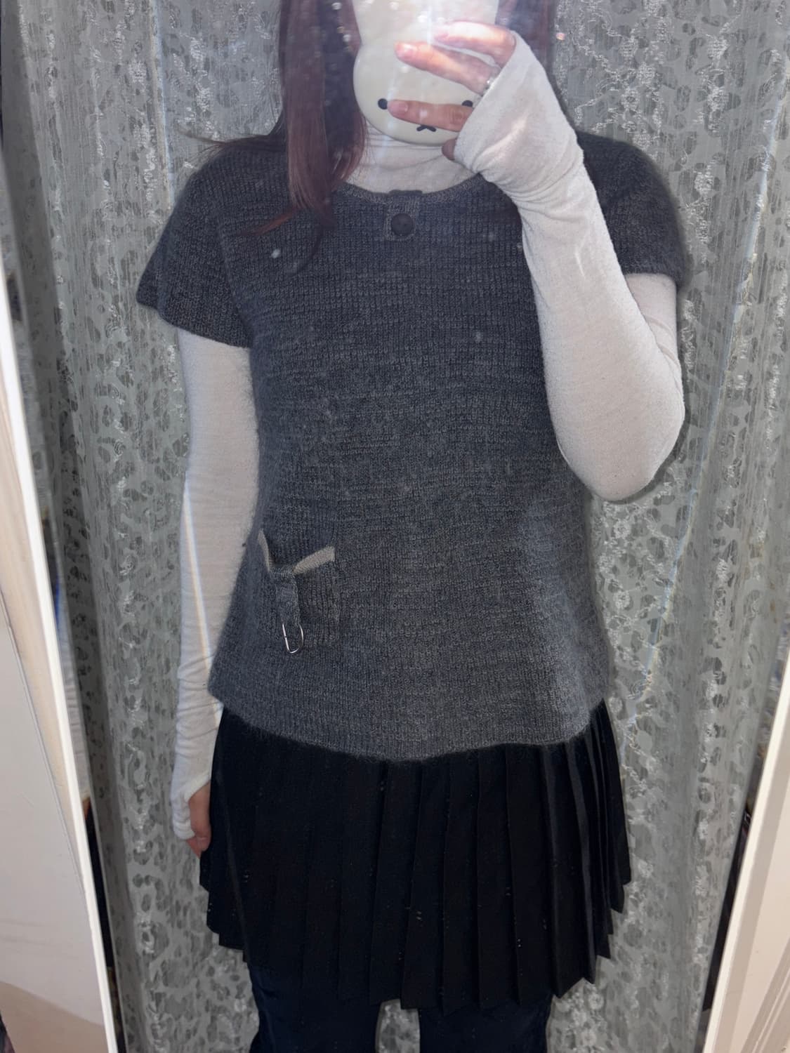 Dark gray knit 상품이미지7