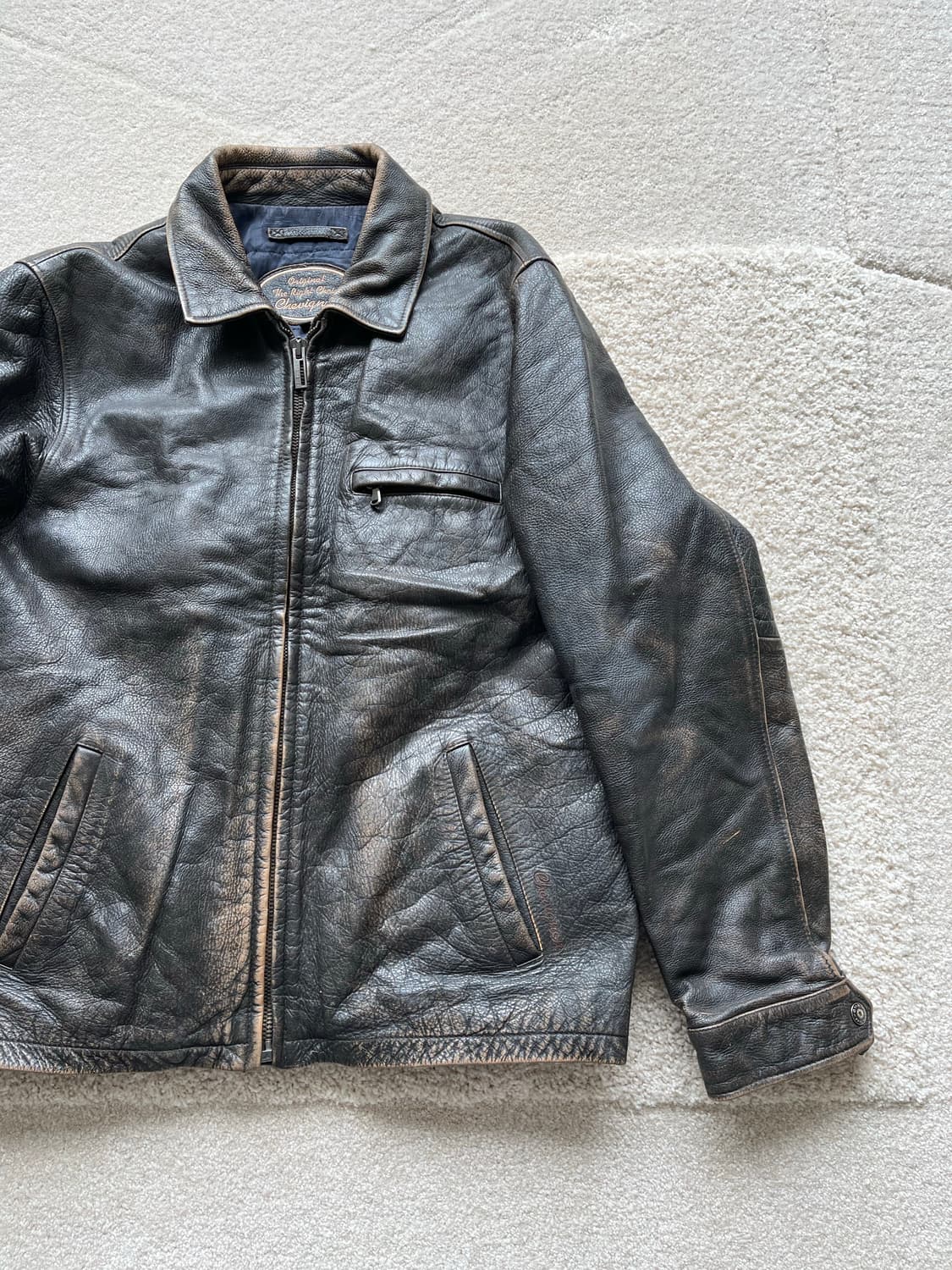 쉐비뇽 프렌치 레더 자켓 (105) 상품이미지4