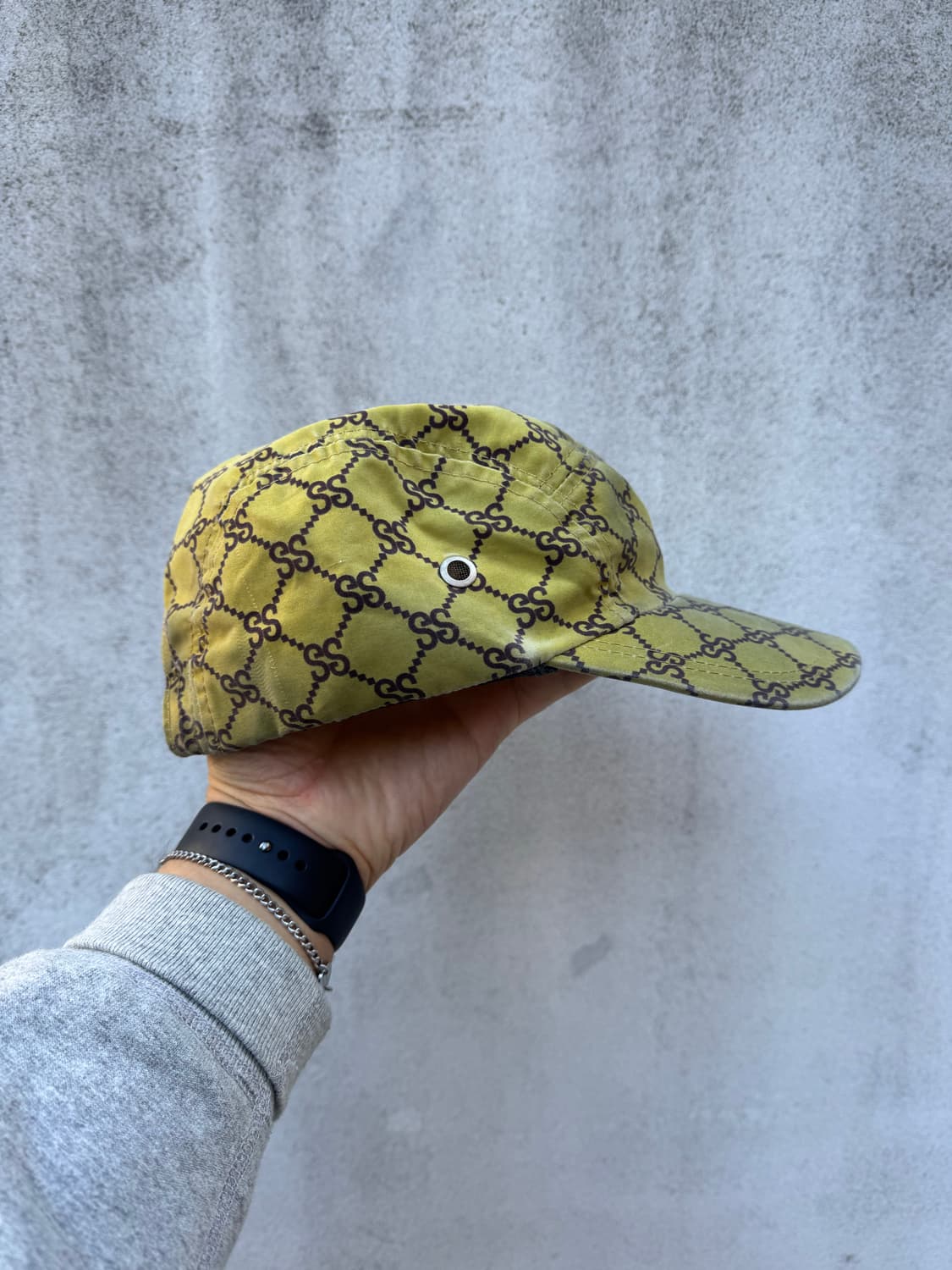 90s 스투시 LV Parody 캠프캡 상품이미지5