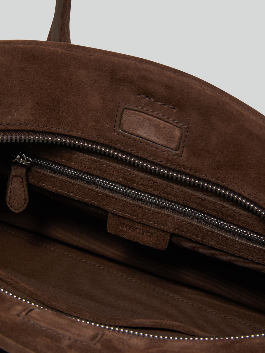 렉토 싱글러 토트백 미디엄 모시 브라운 상품이미지6