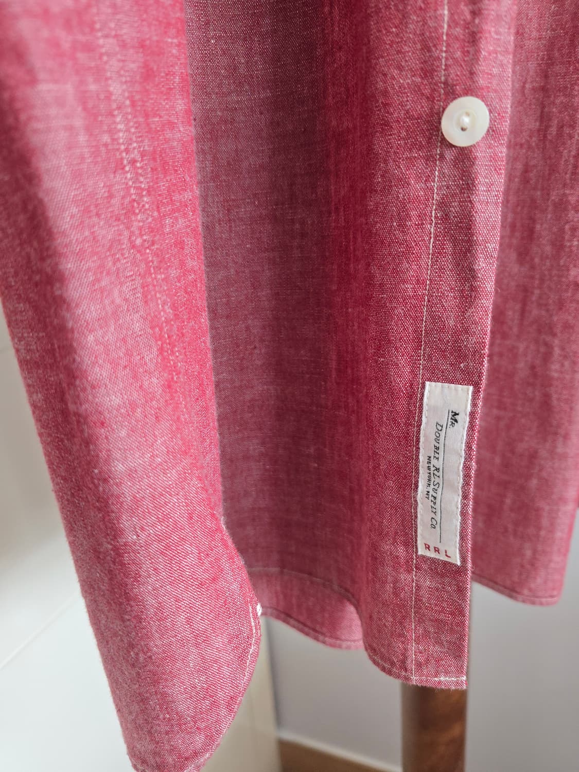 ​[RRL] 더블알엘 red/coral샴브레이 워크 셔츠 (15 1/2) 상품이미지3