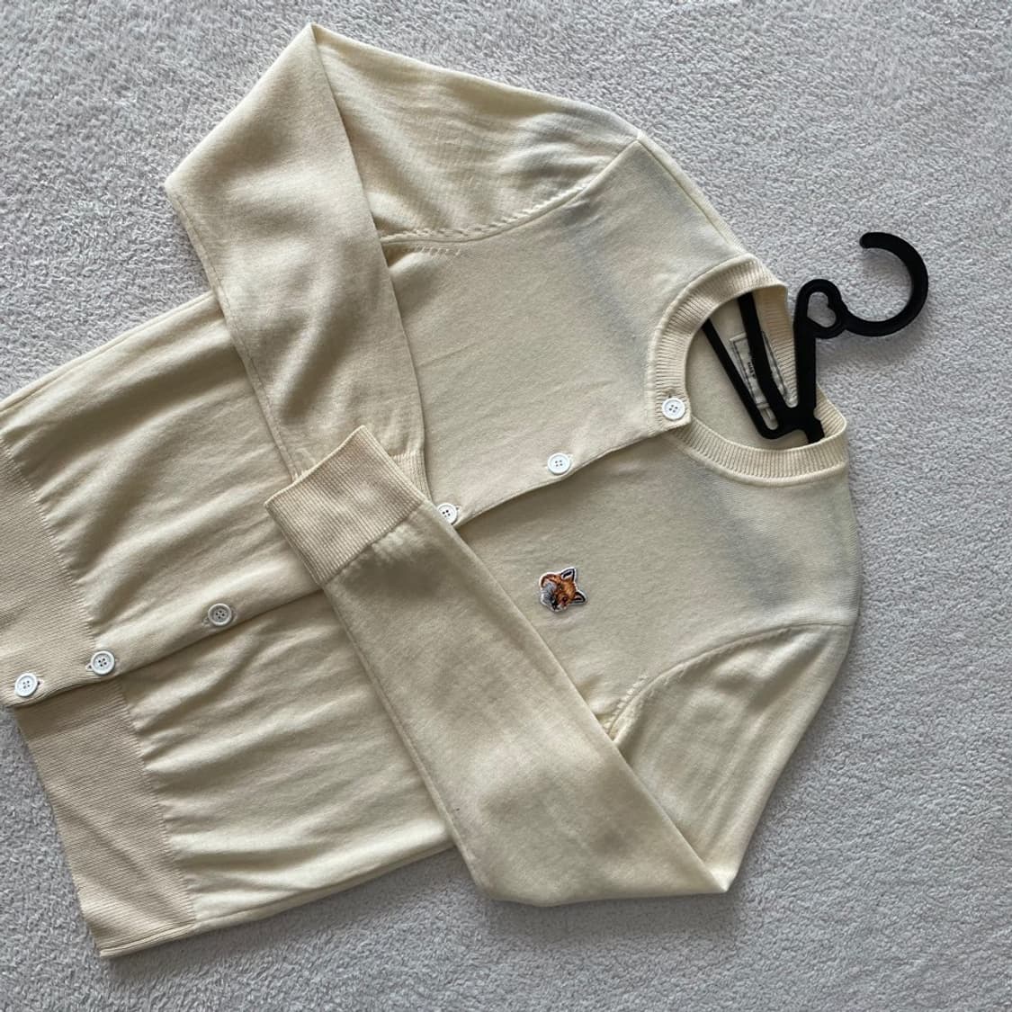 M 메종키츠네 여성 폭스헤드 가디건 상품이미지3