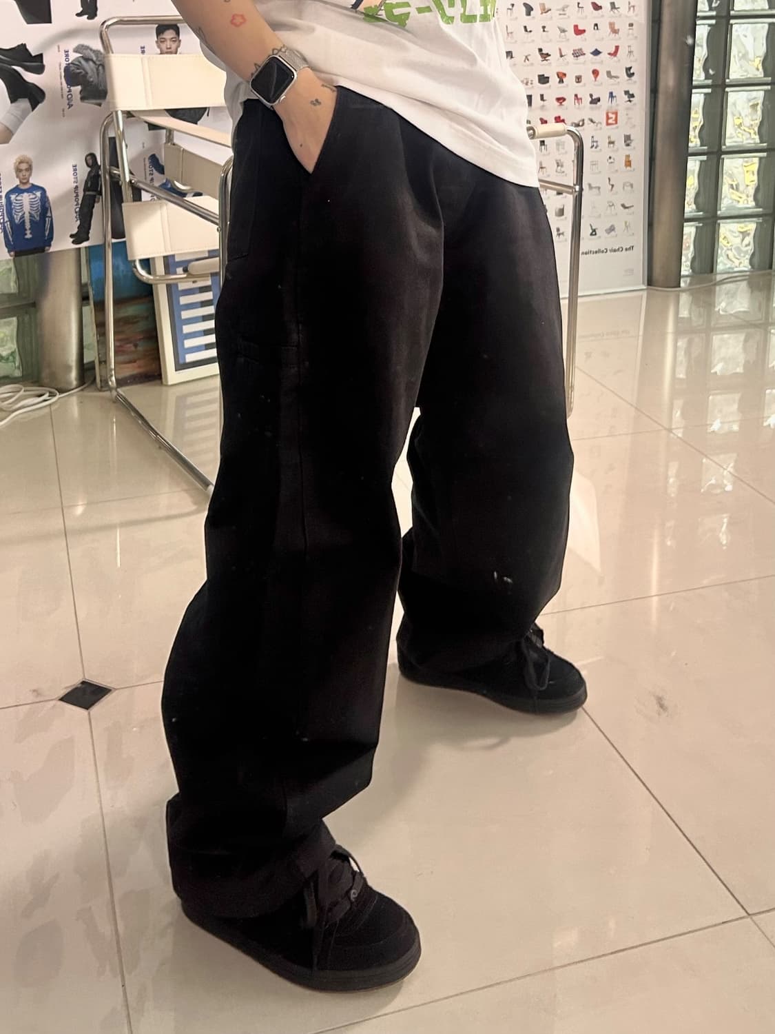 barrel leg work pants 베렐 레그 워크 팬츠 상품이미지1