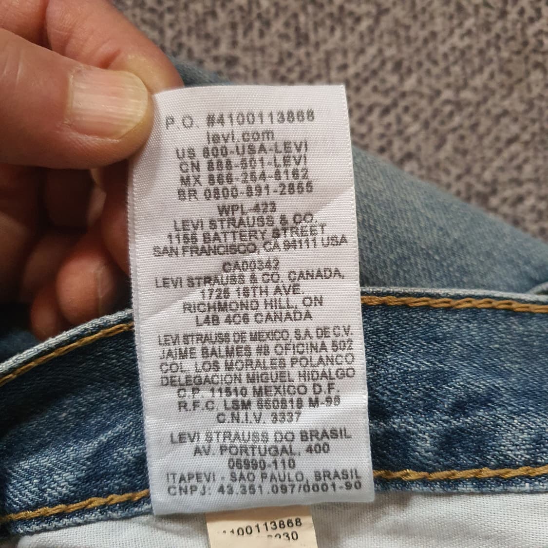 리바이스 559 빈티지  데님 팬츠 No.13 상품이미지5