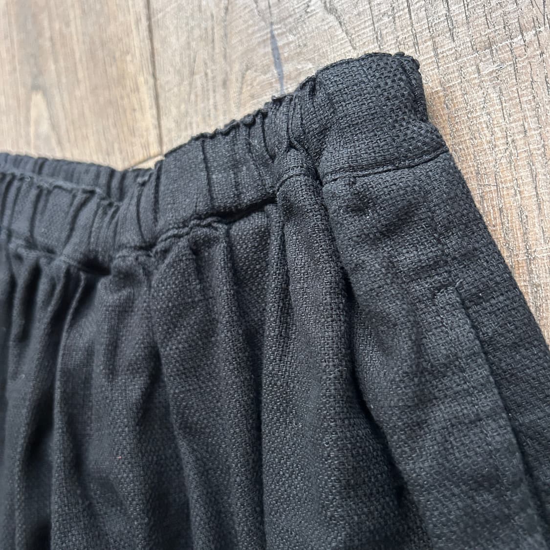 Asymmetry Texture Detail Skirt Pants 상품이미지3
