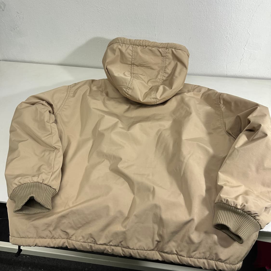 우먼L 니코앤드 베이지 오버핏 안감양털 후드점퍼 상품이미지5