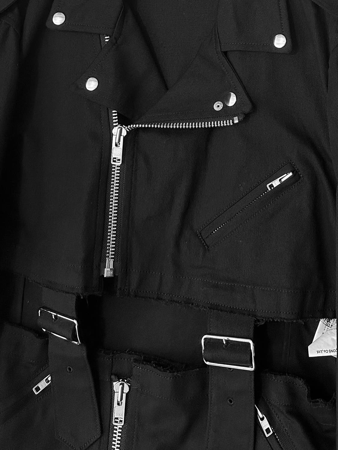 꼼데가르송 블랙 서스펜더 라이더 자켓 상품이미지3
