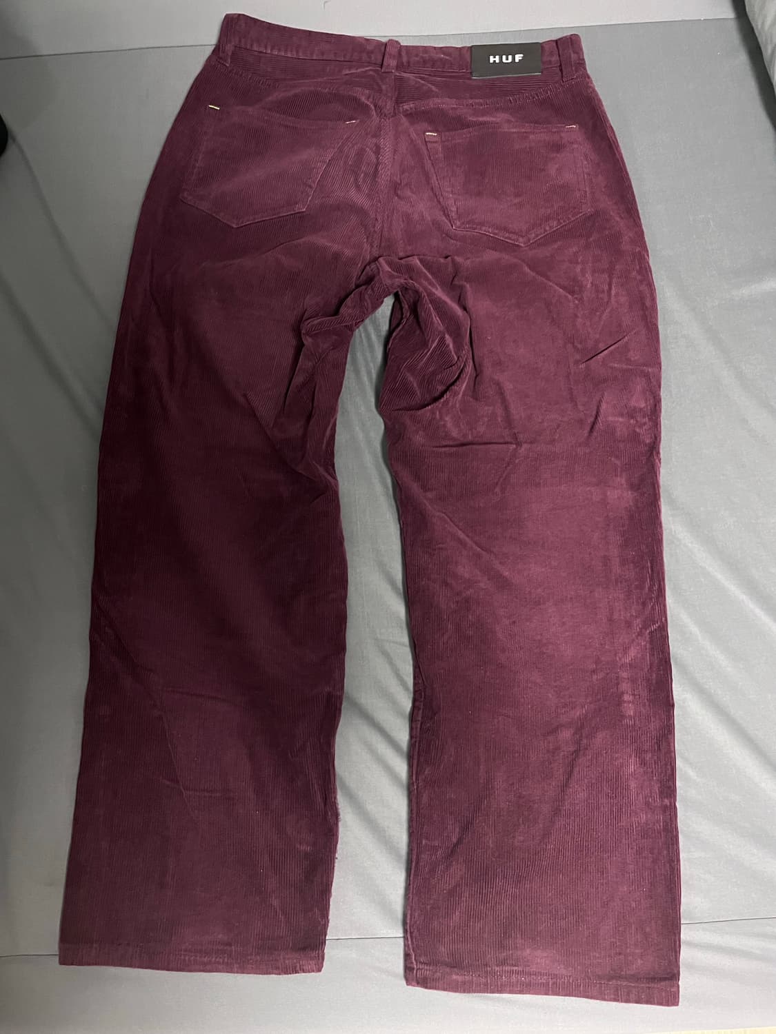 허프 HUF 코듀로이 팬츠 버건디 32 상품이미지4