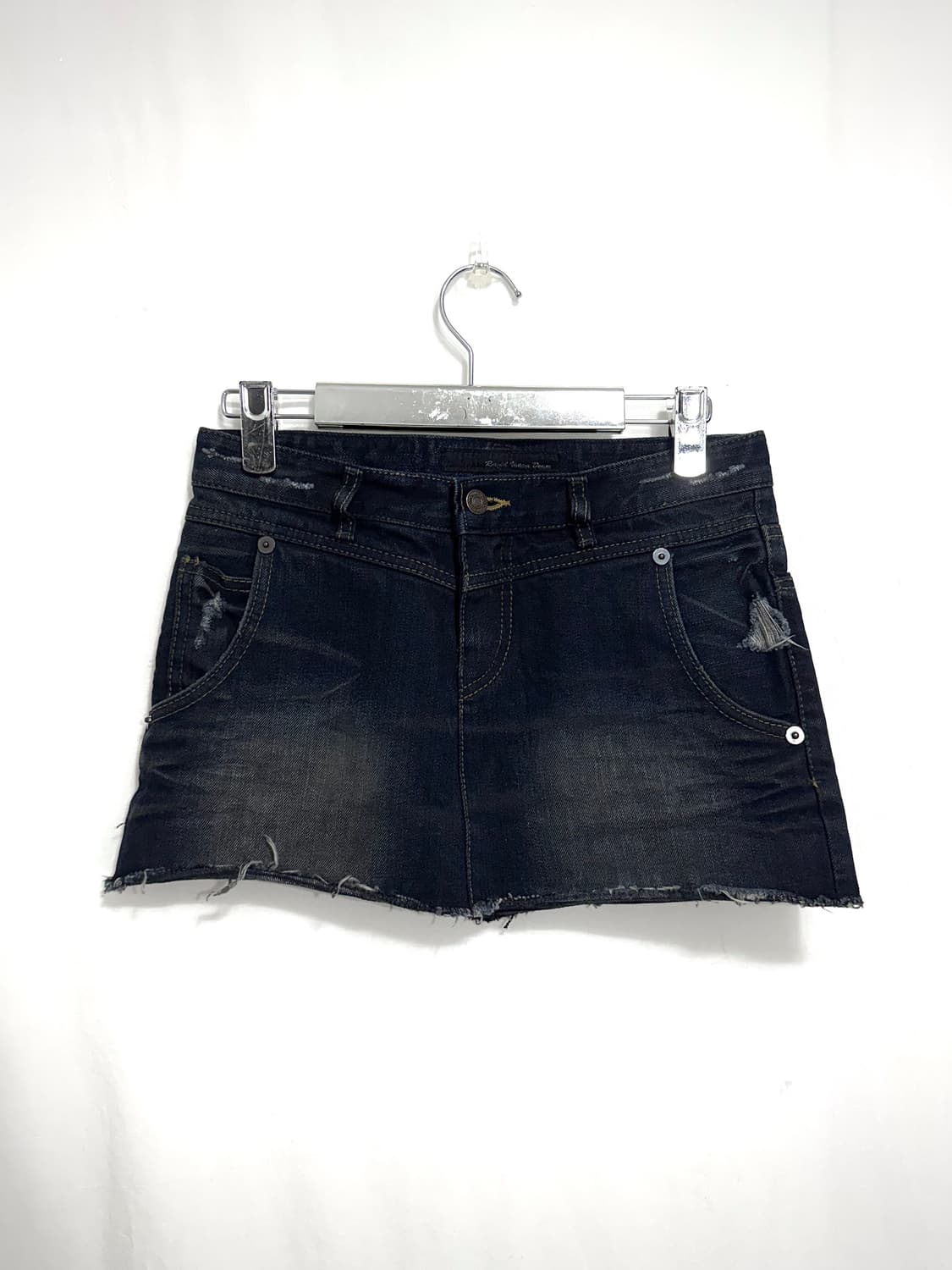 Navy denim skirt 상품이미지1