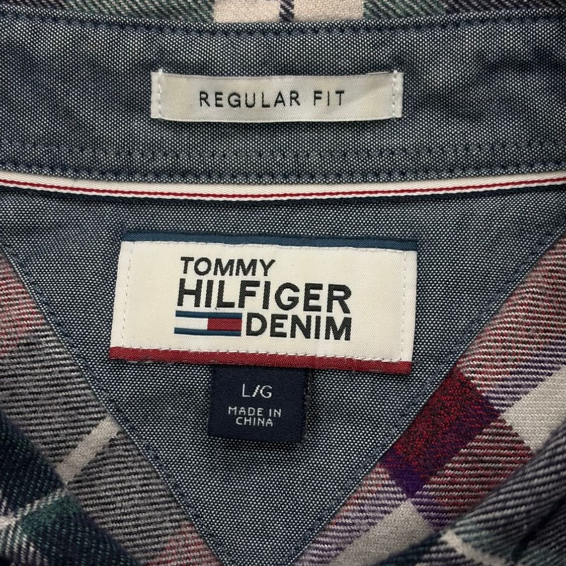 타미힐피거데님 체크 셔츠 v2688 상품이미지8