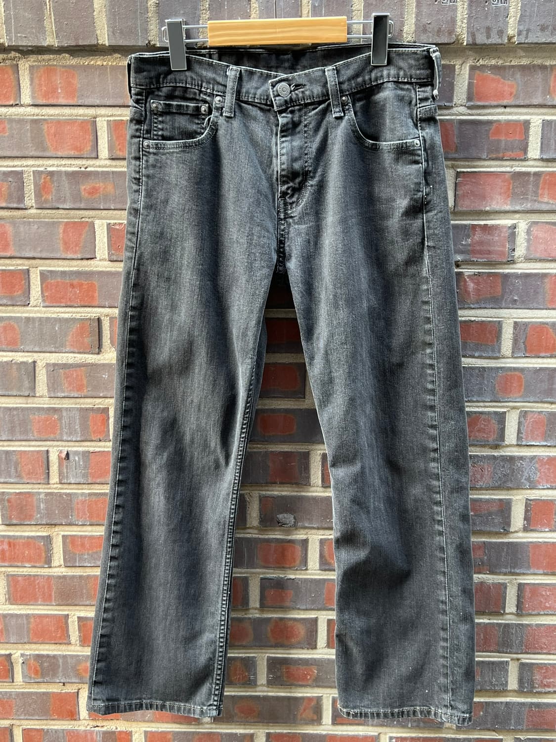 [30x30] 리바이스 569 흑청 루즈 스트레이트 데님 팬츠 상품이미지1