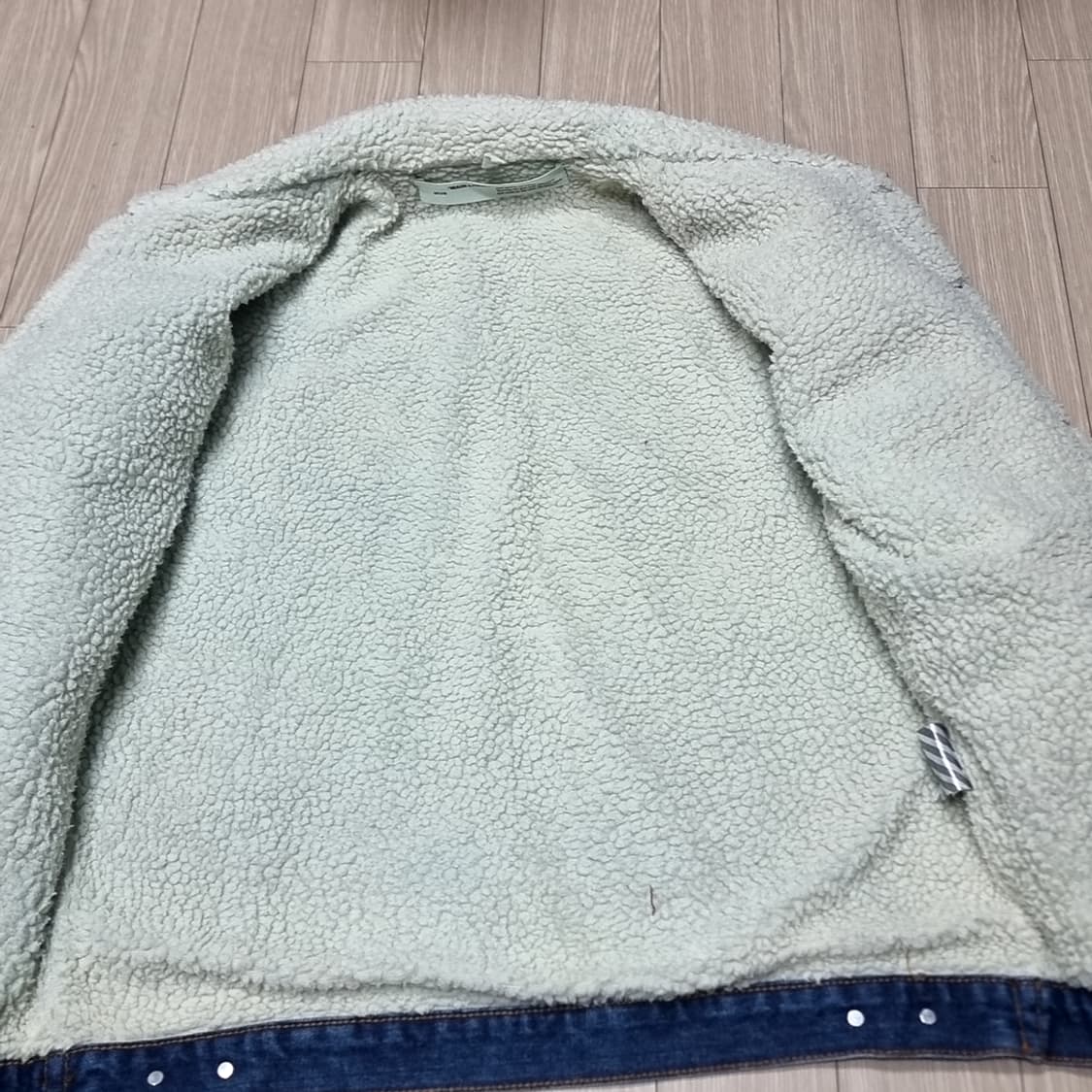 Off-White 오프화이트 데님 쉐르파 자켓 2019(100-105) 상품이미지10