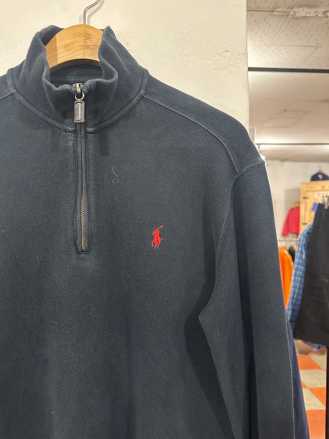 폴로 반집업니트 상품이미지2