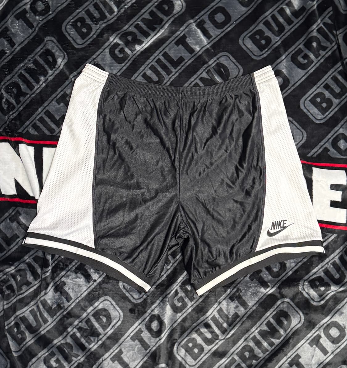 나이키 배스킷볼 쇼츠 블랙 화이트 상품이미지1