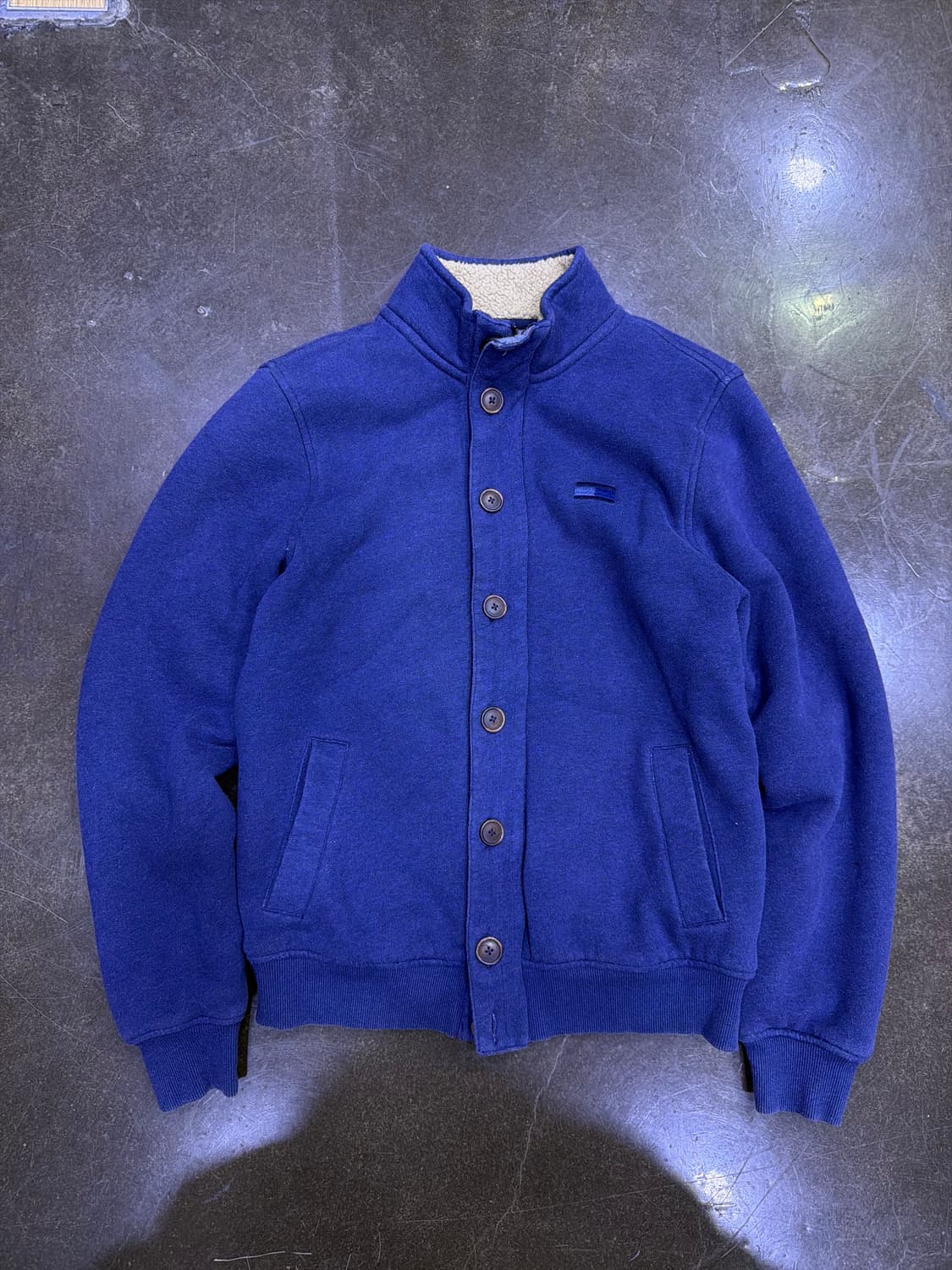 타미힐피거 양털 후리스 니트집업 버튼 자켓 M 상품이미지1