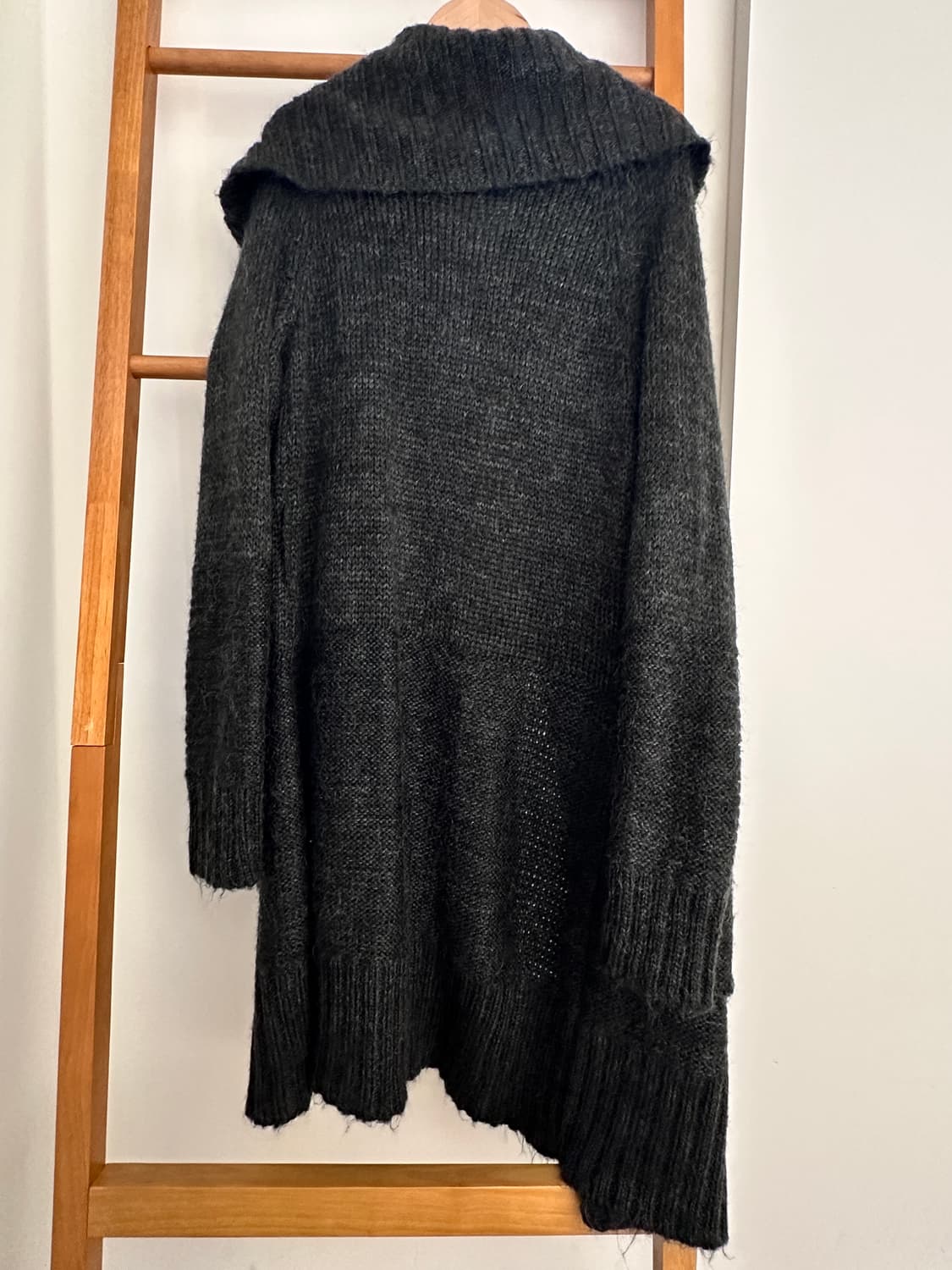 톰보이 진 니트 롱 가디건 상품이미지5