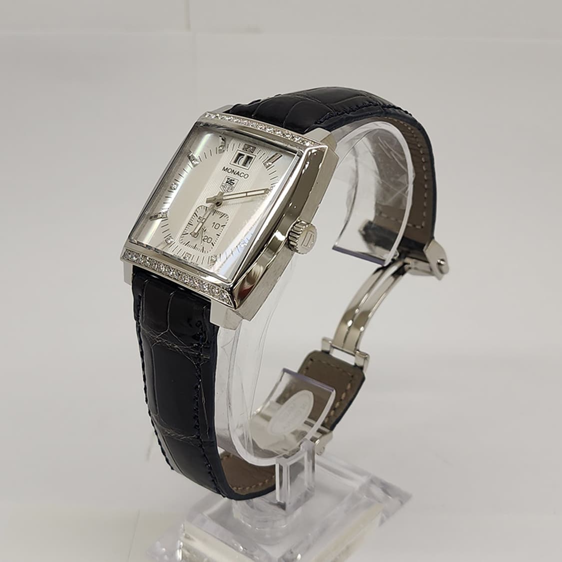 태그호이어 WAW1313 모나코 쿼츠 다이아 37mm 상품이미지2