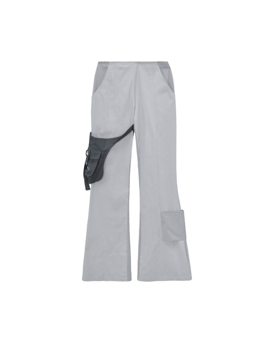 Garter belt wide pants Gray 상품이미지1