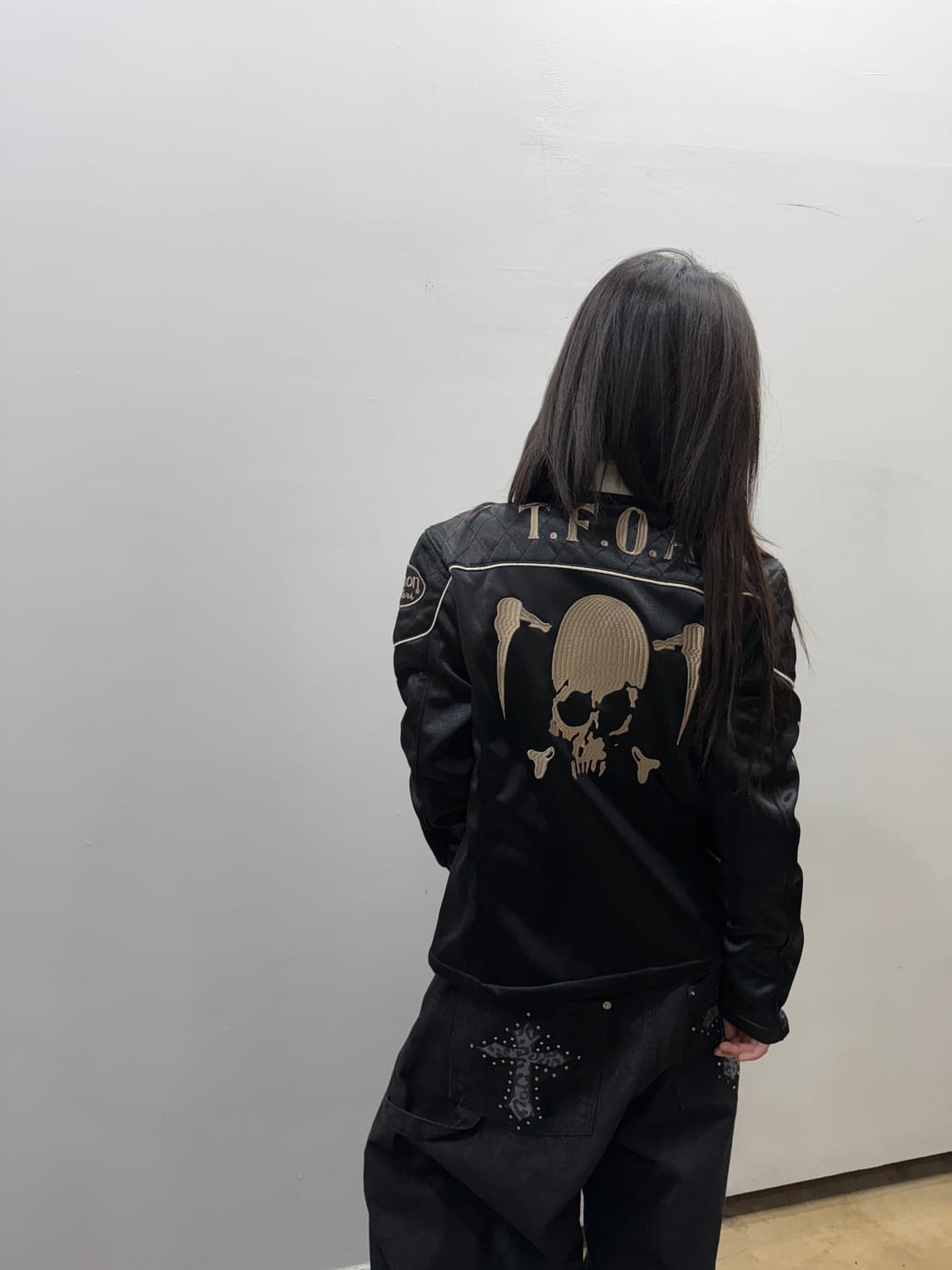 밴슨 X TFOA 투웨이 지퍼 바이커 자켓 상품이미지8