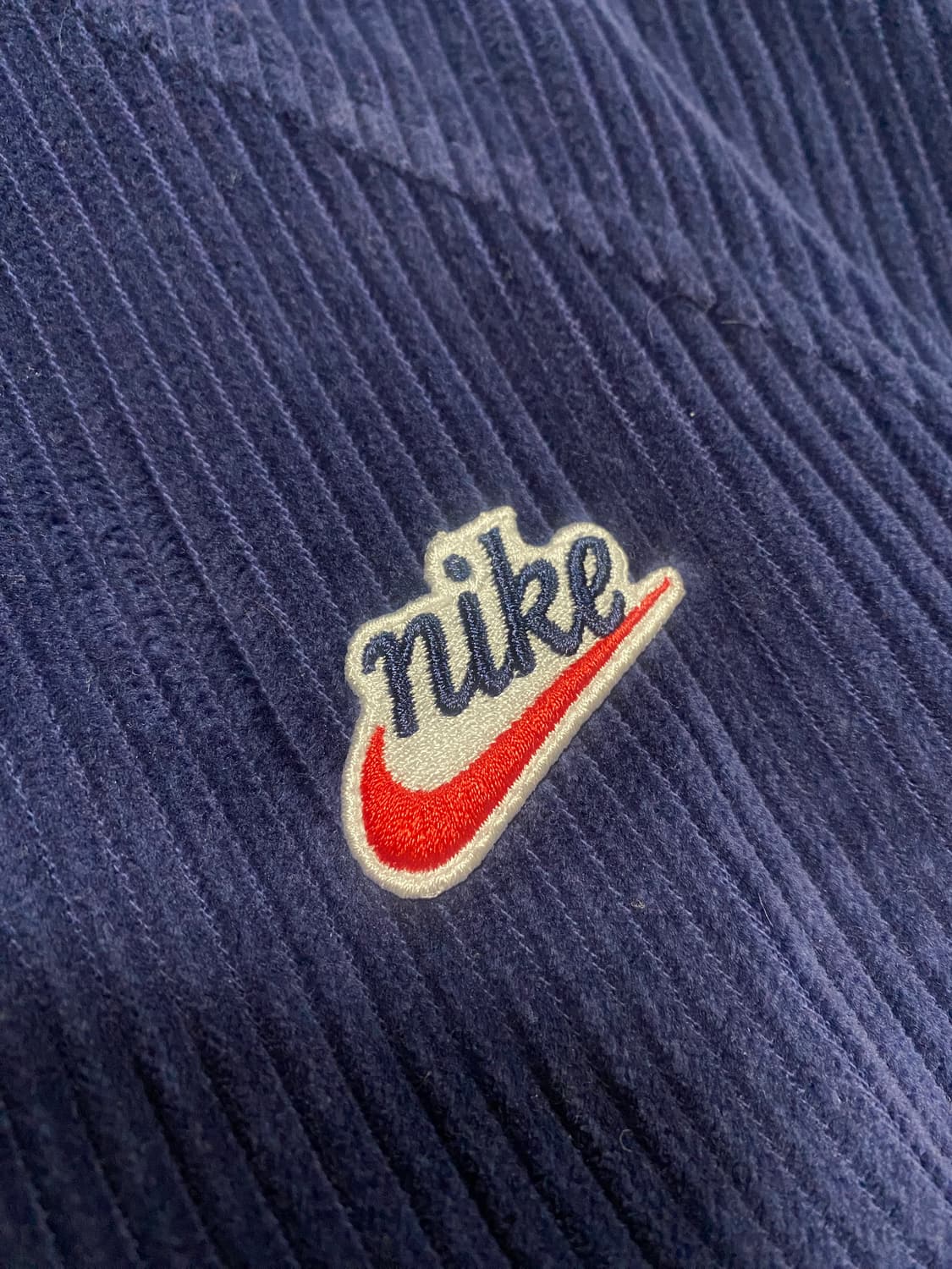 나이키 nsw 윈드러너 자켓 네이비 바람막이 골지 코듀로이 XL 상품이미지3
