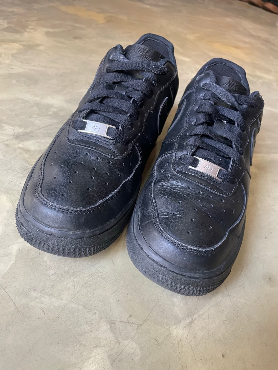 나이키 에어포스 1 블랙 250 상품이미지2