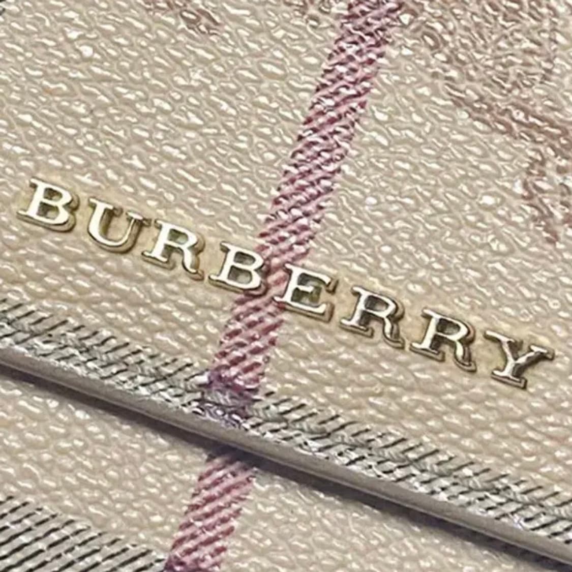 [정품]BURBERRY 버버리 헤이마켓 클래식체크 소가죽 장지갑 상품이미지3