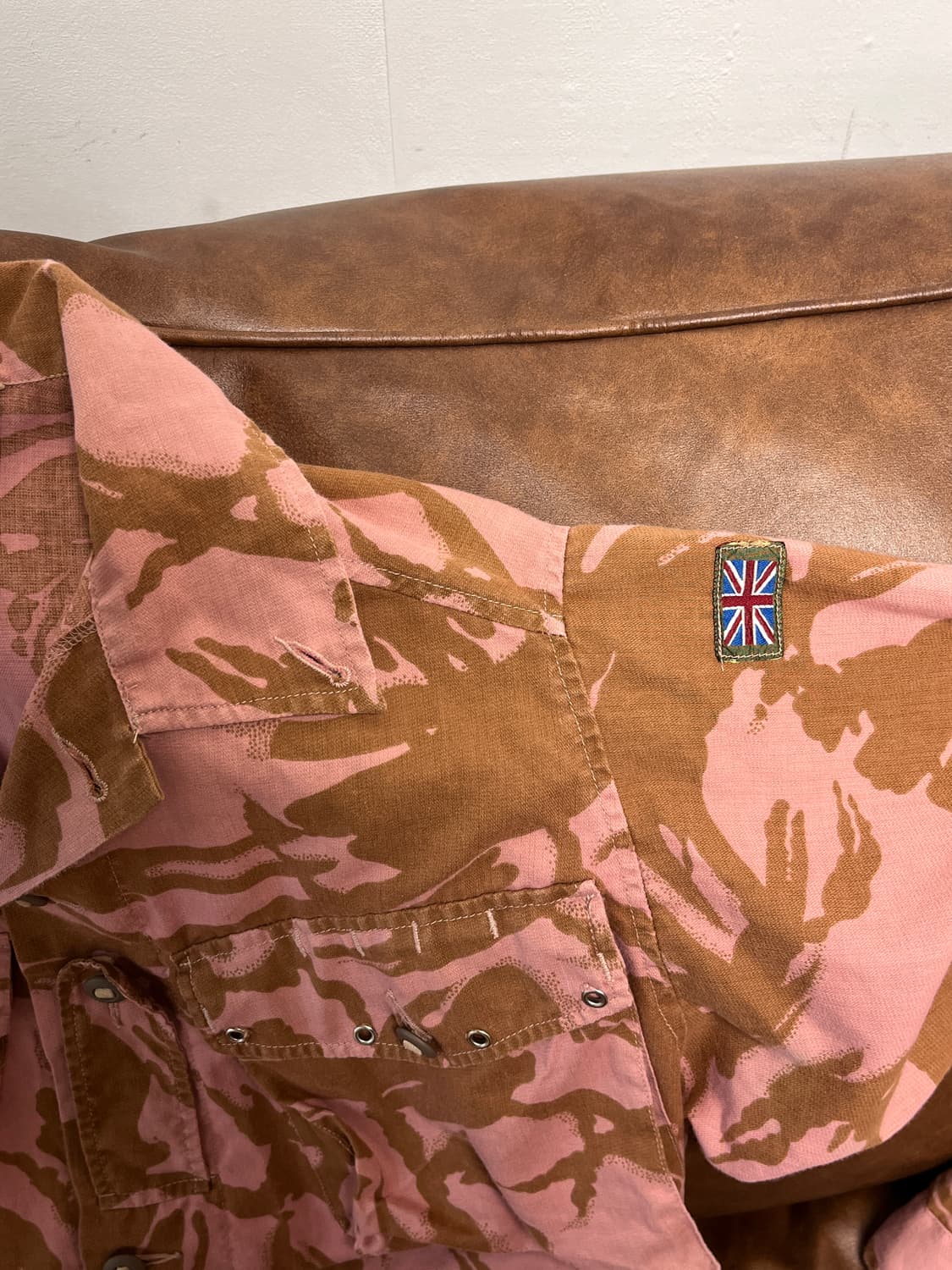 [100] 핑크 카모플라쥬 필드 셔츠 자켓 상품이미지4
